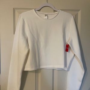 AirEssentials Cropped Long Sleeve Top